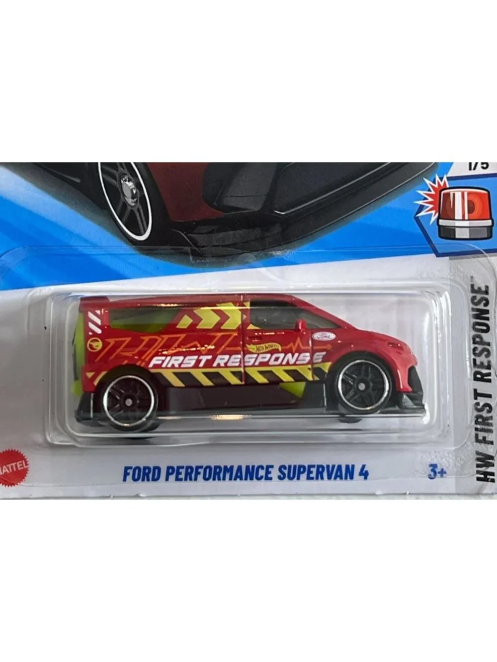 Hot Wheels Ford SuperVan 4 HW First Response 77/250 1/5 Red Van 2024 NOC